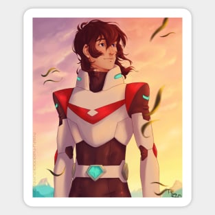 Red Paladin Sticker